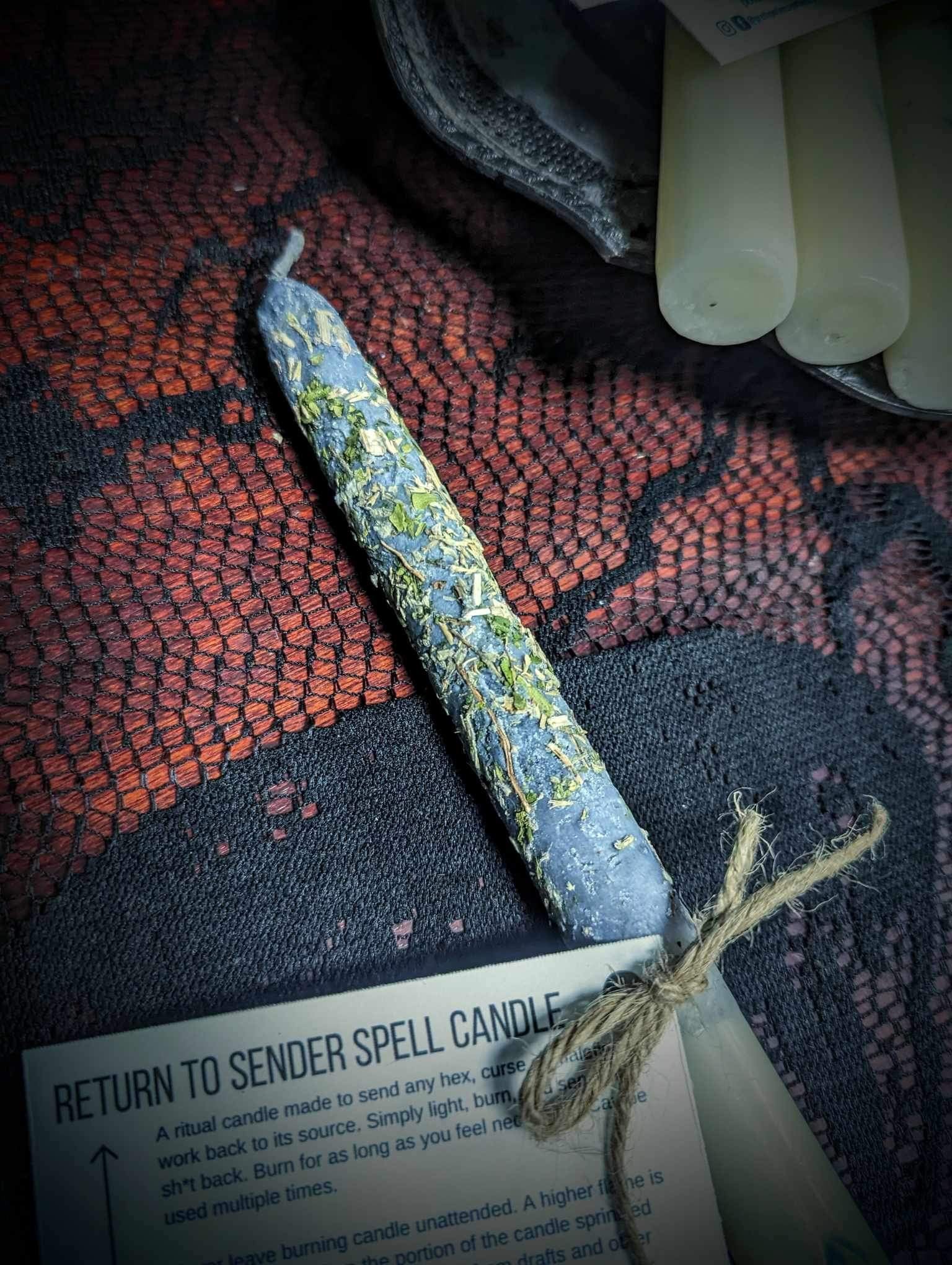 Return to Sender Spell Candle
