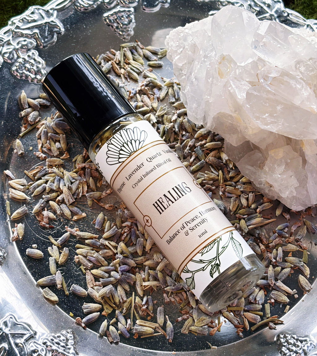 Healing Crystal Infused Ritual Oil