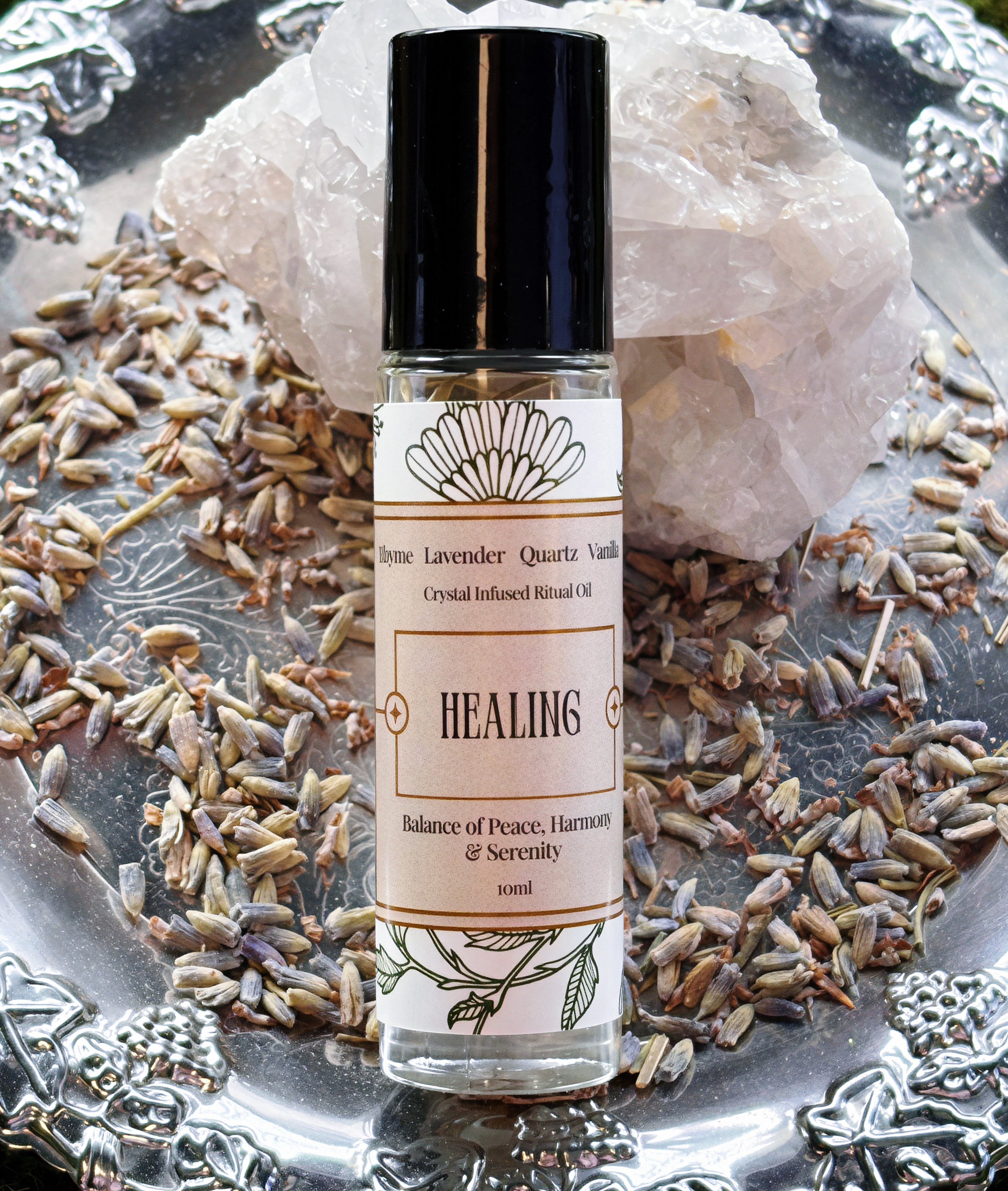 Healing Crystal Infused Ritual Oil