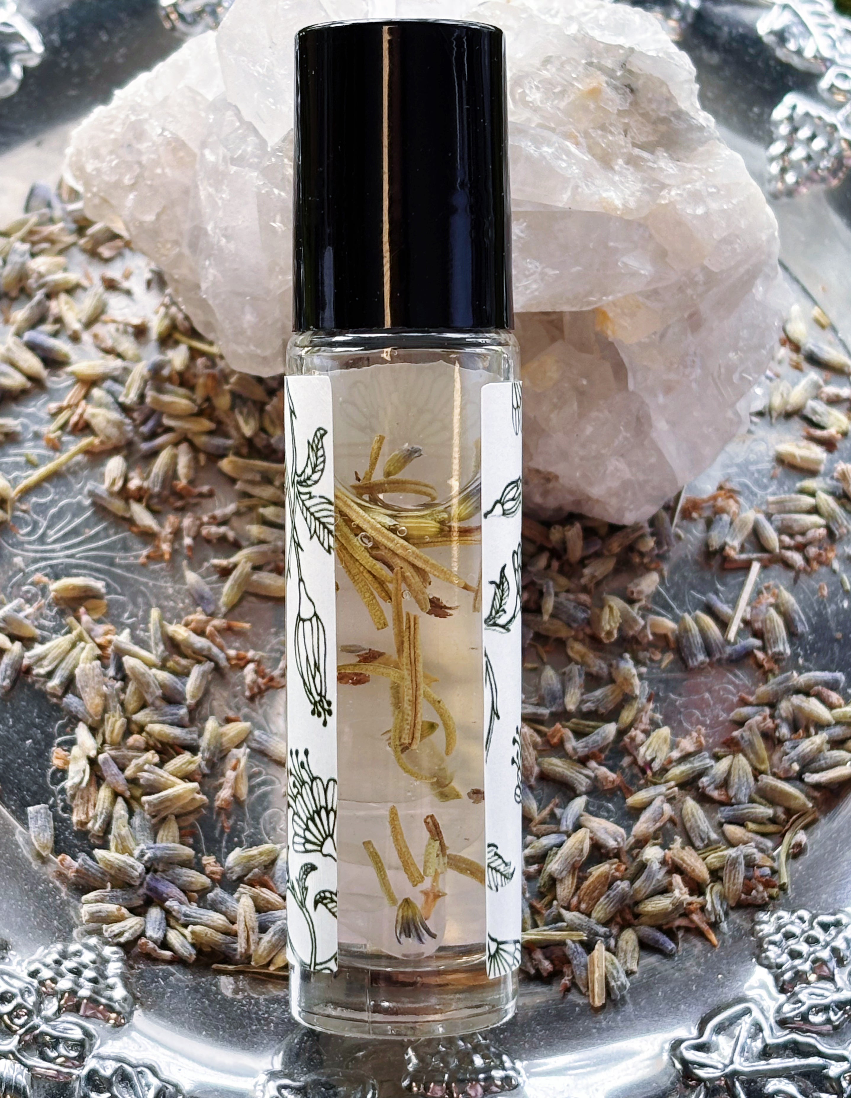 Healing Crystal Infused Ritual Oil