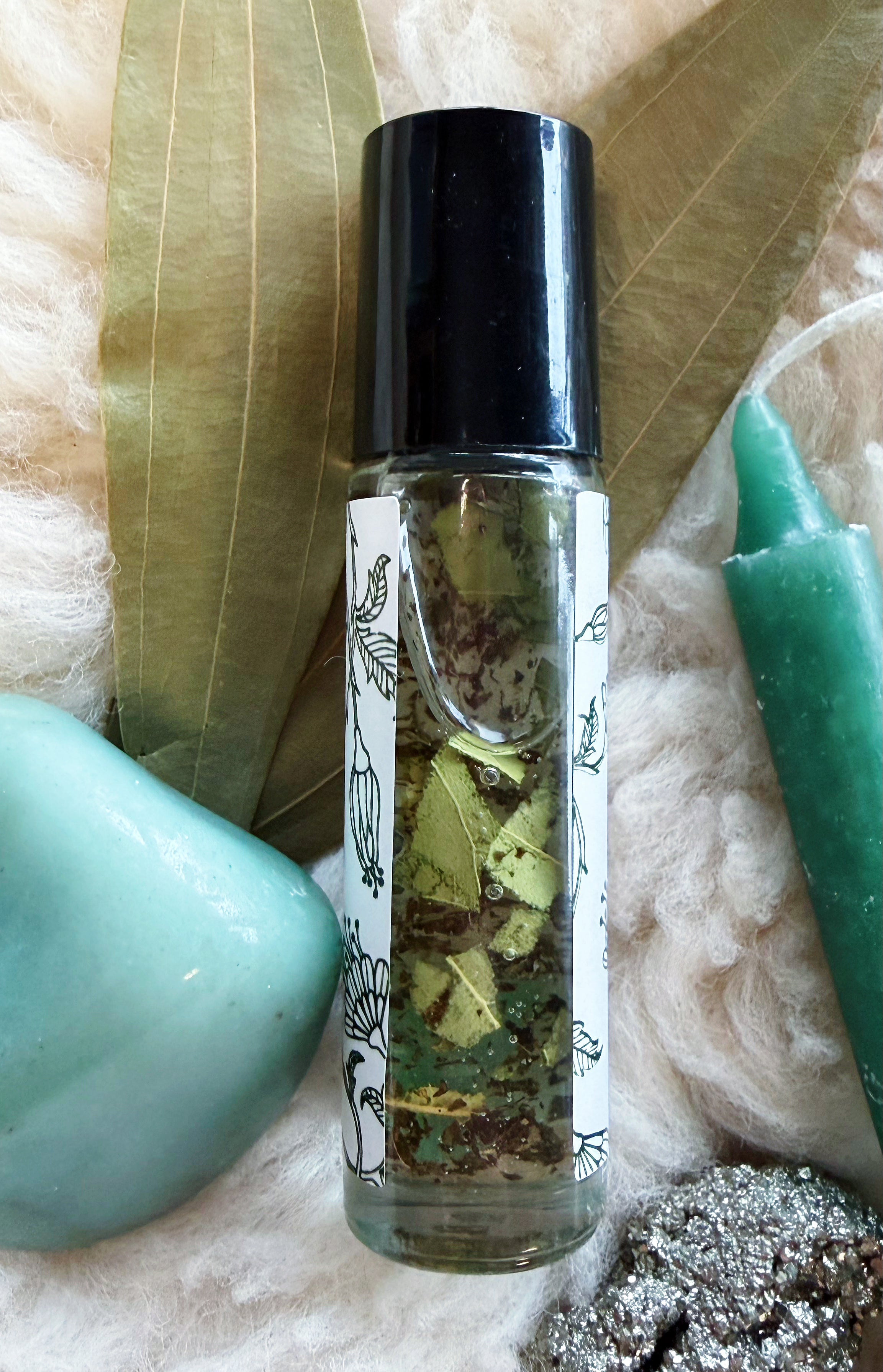 Money Magic Crystal Infused Ritual Oil